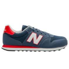 Imagem de TENIS NEW BALANCE 500V2 MASCULINO NAVY/TRUE RED, Calçados Masculinos, MARINHO/VERMELHO, 39