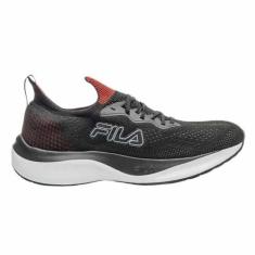 Imagem de Tenis fila go trainer masculino, Preto, Vermelho, 41