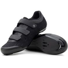 Imagem de Tommaso Tênis masculino Strada Peloton — Tênis masculino para ciclismo interno compatível com chuteiras SPD — Tênis de ciclismo masculino Peloton — Tênis de ciclismo masculino — sem chuteiras