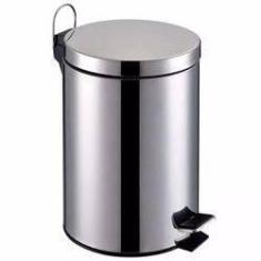 Imagem de Lixeira 5 Litros Pedal Aço Inox Brilhante Cesto Removível