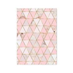 Imagem de Arte Maníacos Quadro Decorativo Triangulos Mármore - 23x16,25cm