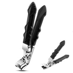 Imagem de Cortador de unhas CRIVERY Clipmaster Pro em aço inoxidável preto