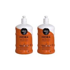 Imagem de Creme Para Pentear Salon Line 1Kg Hidra Coco - Kit C/ 2Un