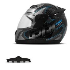 Imagem de Capacete Evolution G7 Mexican Skull Fosco + Narigueira - PRO TORK, PRE