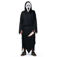Imagem de Fantasia Pânico Premium Adulto Máscara Halloween - Sulamericana, UNICA