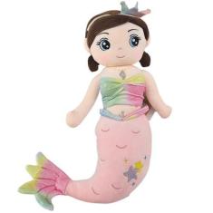 Imagem de Pelucia Boneca Sereia 43cm Brinquedo Fofinho - Castela - CASTELA BRASI