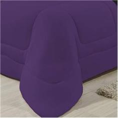 Imagem de Edredom Dupla Face 100% Algodão Malha King Gran Moratta 01 Peça - / Roxo