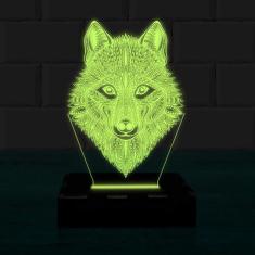 Imagem de Luminária Led 3D Lobo Abajur 1