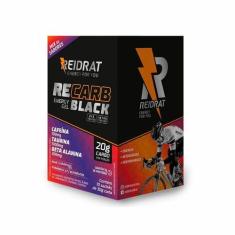 Imagem de 10 Sachês 30Gr Recarb Energy Gel Black Reidrat Mix Bcaa
