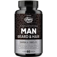 Imagem de Barba E Cabelo Homem Man Selênio Zinco Suplemento Alimentar 60 Cáps 60