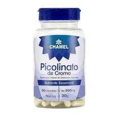 Imagem de Vitamina Picolinato De Cromo 60 Cápsulas 500Mg - Chamel