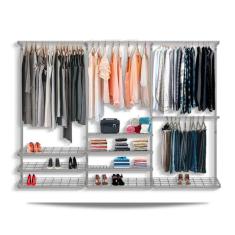 Imagem de Guarda roupa closet aramado aberto armário modulado roupeiro 2,80 BR