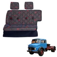 Imagem de Sofá Cama Caminhão Mercedes 1519 Vermelho - Pampa