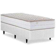 Imagem de Cama Box de Solteiro Herval Joy em Espuma Alto Suporte, 67x88x188 cm