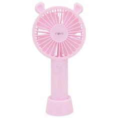 Imagem de Mini Ventilador Recarregável Portátil de Mão USB Mesa para Cílios - In