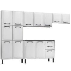 Imagem de Cozinha Completa Itatiaia Aço 4 Peças 14 Portas New Premium Branco Nev