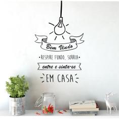 Imagem de Adesivo Decorativo De Parede Seja Bem Vindo Sinta-se Em Casa