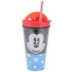 Imagem de Copo Canudo 2 em 1 Minnie Faces 500 Ml