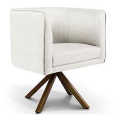 Imagem de Poltrona Decorativa Sala de Estar Giratória Nix 