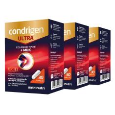Imagem de Kit 3 Condrigen Ultra Colágeno Tipo 2 MDK UCII 30 Cápsulas