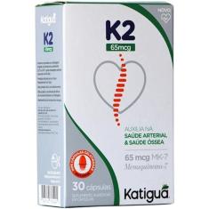 Imagem de KATIGUÁ Vitamina K2 65Mcg Katiguá 30 Cáspulas Softgel • 30 Doses Branco