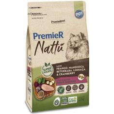 Imagem de Ração Seca PremieR Pet Nattú Mandioca para Cães Adultos de Pequeno Porte - 1 Kg