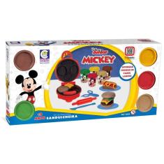 Imagem de Kit Massinha Mickey Sanduicheira - Cotiplás