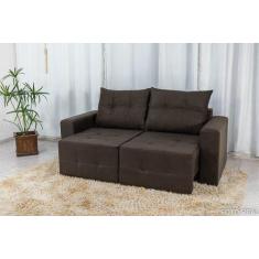 Imagem de Sofá Retrátil 3 Lugares Itália Larg. 1.85M - Império Decor