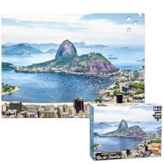Imagem de Brinquedo Educativo Pedagógico Quebra Cabeça Gigante Rio De Janeiro 1000 Peças