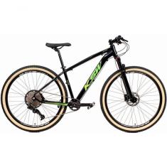 Imagem de Bicicleta Aro 29 Ksw Xlt 12v Garfo Com Trava 11-50 Preto-verde 21