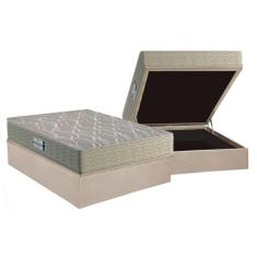 Imagem de Cama Box Baú Casal: Colchão Ortopédico Probel D45 / Ep Prodormir Tech2000 + Base Clean(138X188)