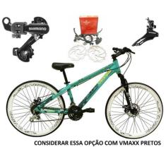 Imagem de Bicicleta Aro 26 Vikingx Tuff Azul 21V Alumínio Câmbios Shimano Freio