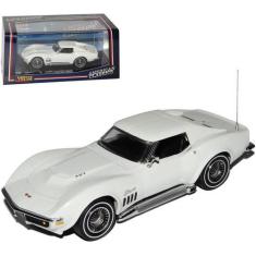 Imagem de Miniatura Chevrolet Corvette Coupe 1969 Escala 1/43, Branco