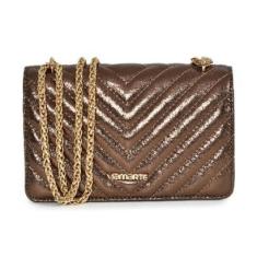 Imagem de Bolsa Tiracolo Matelassê Via Marte Alça Corrente Longa Ajustável B2-526-Feminino