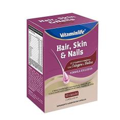 Imagem de Hair, Skin E Nails com Colágeno e Biotina - 60 Cápsulas - VitaminLife, VitaminLife
