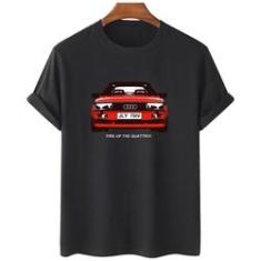 Imagem de Camiseta feminina algodao Audi Sport Quattro  Carro