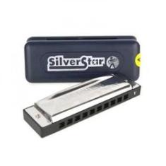 Imagem de Gaita Harmônica Hohner Diatônica Silver Star - D (RÉ)