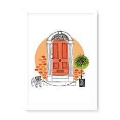 Imagem de Arte Maníacos Quadro Decorativo Porta Dog - 23x16,25cm (Moldura caixa em laca )