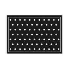 Imagem de Tapete De Cozinha Black White 45 X 65 Kacyumara