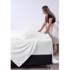 Imagem de Lençol King Avulso Com Elástisco 600 Fios Egipicios 100% Algodão - Out