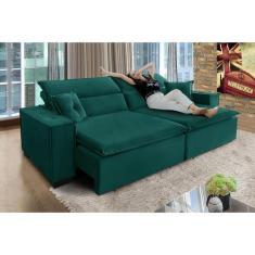 Imagem de Sofá Londres 2.40M Retrátil E Reclinável Pillow Top - Sofisticato