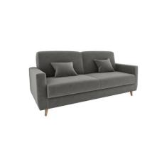 Imagem de Sofá Cama Emília 2 Lugares 190cm Suede Cinza Matrix