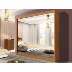 Imagem de Guarda-Roupa 2 Portas Com Espelho Cinamomo Las Vegas D'Doro