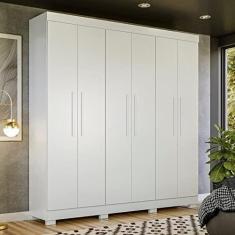 Imagem de Guarda Roupa Infantil 6 Portas 4 Gavetas Flórida Tigus Branco