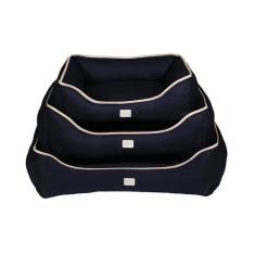 Imagem de Cama Urban Puppy Retangular Confort Sarja Lisa Marinho Para Cães E Gat