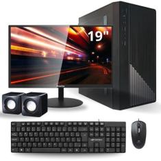 Imagem de Computador Completo Intel Core I3 8gb Ssd 240gb Monitor 19 W10 - CEV