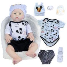 Imagem de Bebê Reborn Boneco Realista RecémNascido Corpinho Em Silicone  - Adora