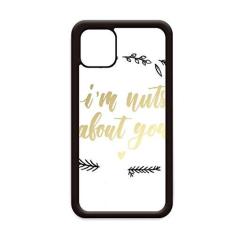 Imagem de Capa I'n Nuts About You estilo citação para iPhone 12 Pro Max para Apple Mini Mobile Case Shell