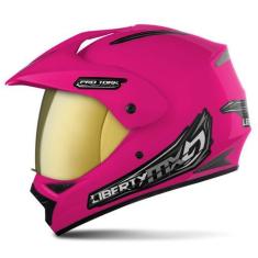 Imagem de Capacete Fechado Pro Tork Liberty Mx Pro Vision Vis. Dourada, ROSA, 58