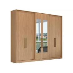 Imagem de Guarda roupa herval ph 1720 - cor cedro - com espelho